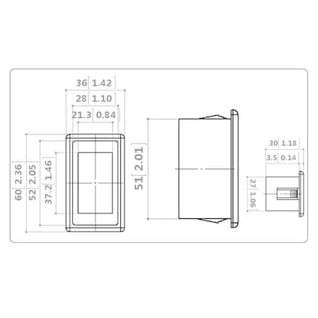 Bulldog Winch Switch Mounting Panel- Single 20265